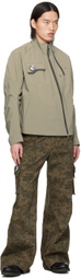 CMMAWEAR Khaki Articulated Sleeve Jacket