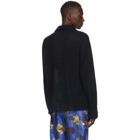 Opening Ceremony Black Mohair Knit Shirt