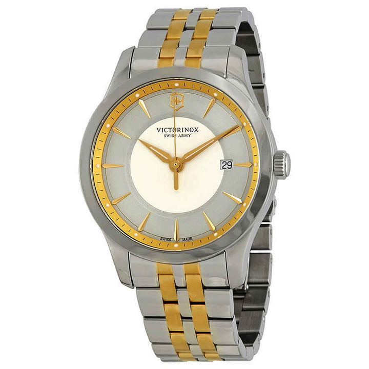 Photo: Victorinox Alliance Silver Dial Stainless Steel Mens Watch 241803