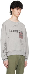 PALY Gray 'Free Clinic' Sweatshirt