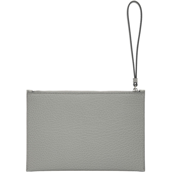 Square Stitch Pouch - Dark Gray