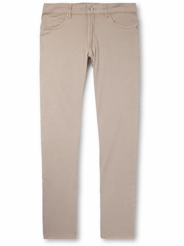 Photo: Peter Millar - Wayfare Slim-Fit Stretch-TENCEL™ and Cotton-Blend Twill Trousers - Neutrals