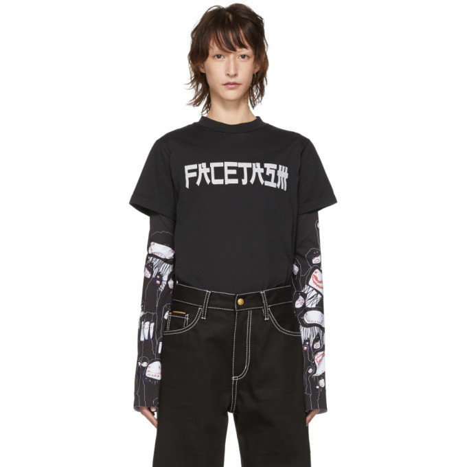 Facetasm Black Logo T-Shirt
