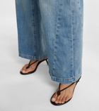 Frame - Le Baggy Palazzo high-rise wide-leg jeans