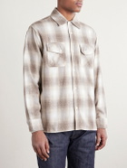 3sixteen - Checked Cotton-Flannel Shirt - Neutrals