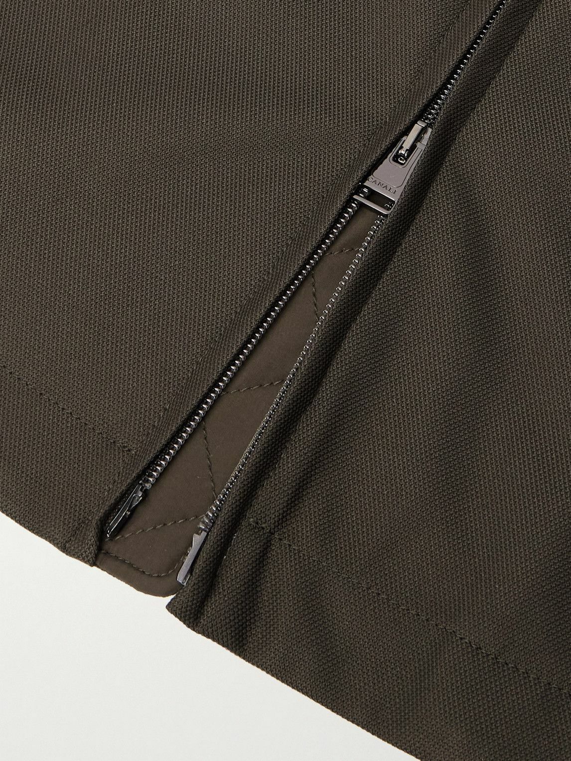 Canali - Shell Bomber Jacket - Brown