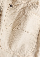 Honor The Gift Gears Woven Cotton Shorts Cream
