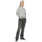 Re/Done Grey Hanes Edition Classic Raglan Sweatshirt