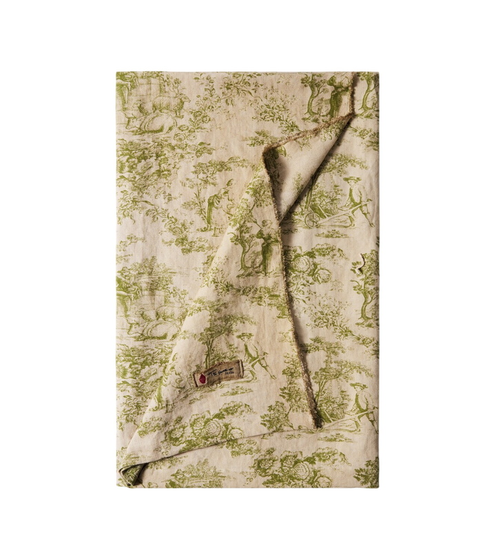 Photo: The House of Lyria Glafira floral linen tablecloth