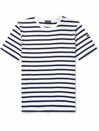 Armor Lux - Slim-Fit Striped Cotton-Jersey T-Shirt - Blue