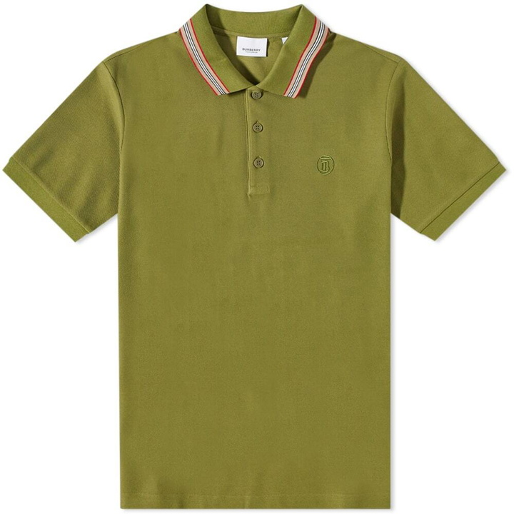 Photo: Burberry Men's Pierson Polo Shirt in Spruce Green