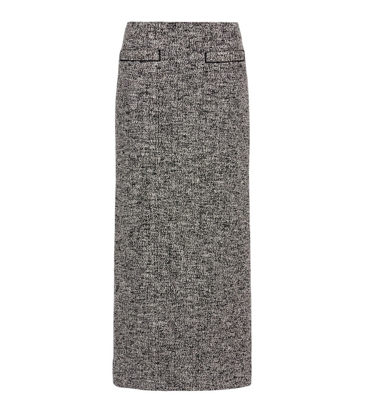 Photo: Oscar de la Renta Cotton-blend bouclé pencil skirt