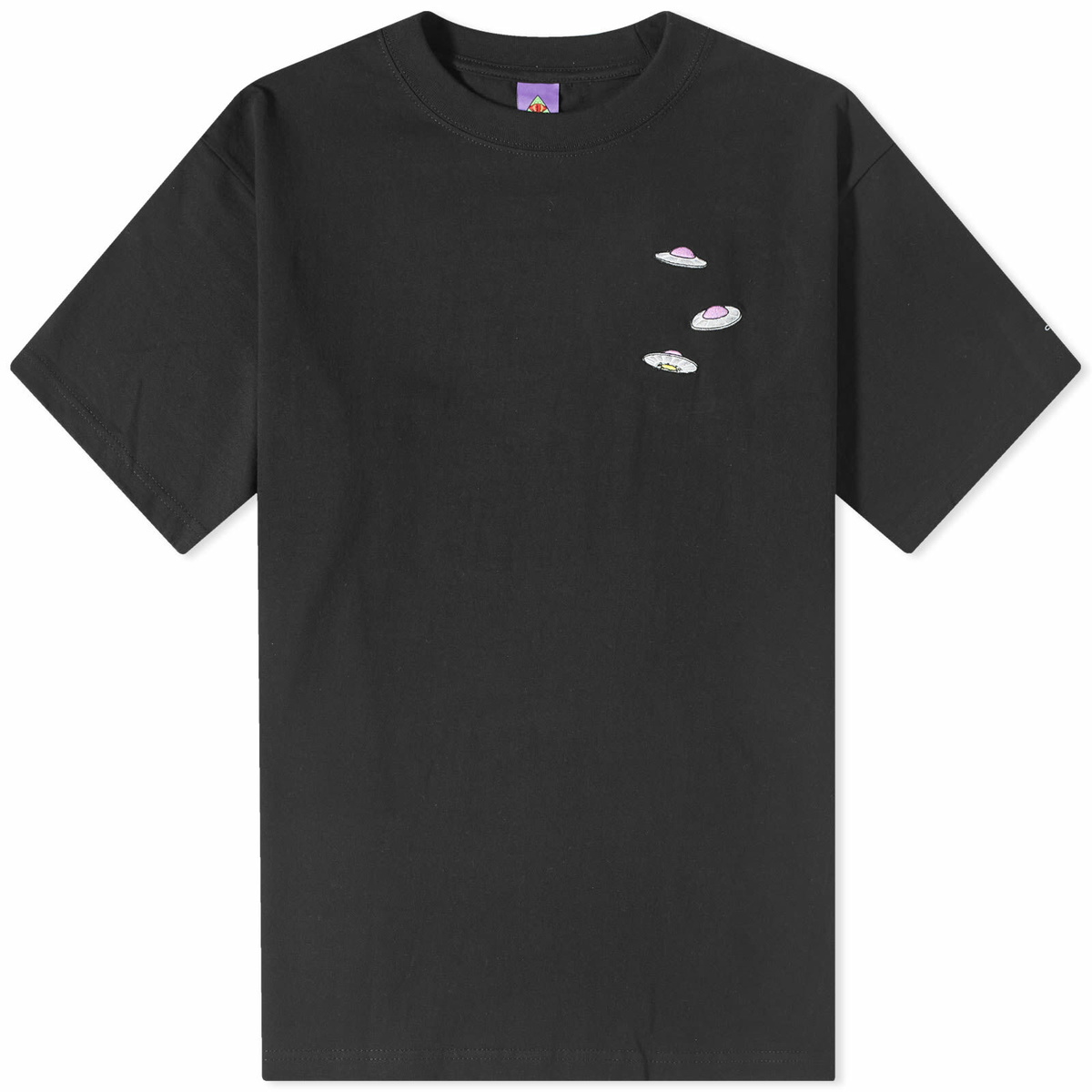Creepz Men's Invasion UFO T-Shirt in Black
