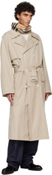 Burberry Beige Check Cashmere Snood