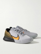 Nike Tennis - NikeCourt Air Zoom Vapor Pro 2 Rubber-Trimmed Mesh Tennis Sneakers - Gray