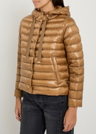 Herno Padded Nylon Jacket Camel