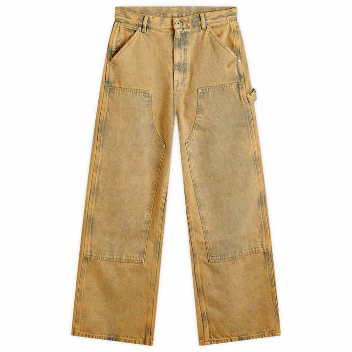 Photo: A Bathing Ape Women's Overdye Work Pants in Orange