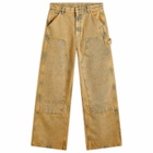 A Bathing Ape Women's Overdye Work Pants in Orange
