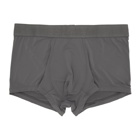 Calvin Klein Underwear Grey Micro Low-Rise Boxer Briefs