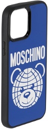 Moschino Blue Teddy iPhone 13 Pro Max Case