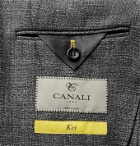 Canali - Kei Slim-Fit Unstructured Mélange Wool Blazer - Gray