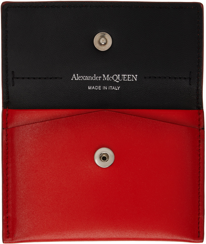 Alexander McQueen, Red skull and stud card holder