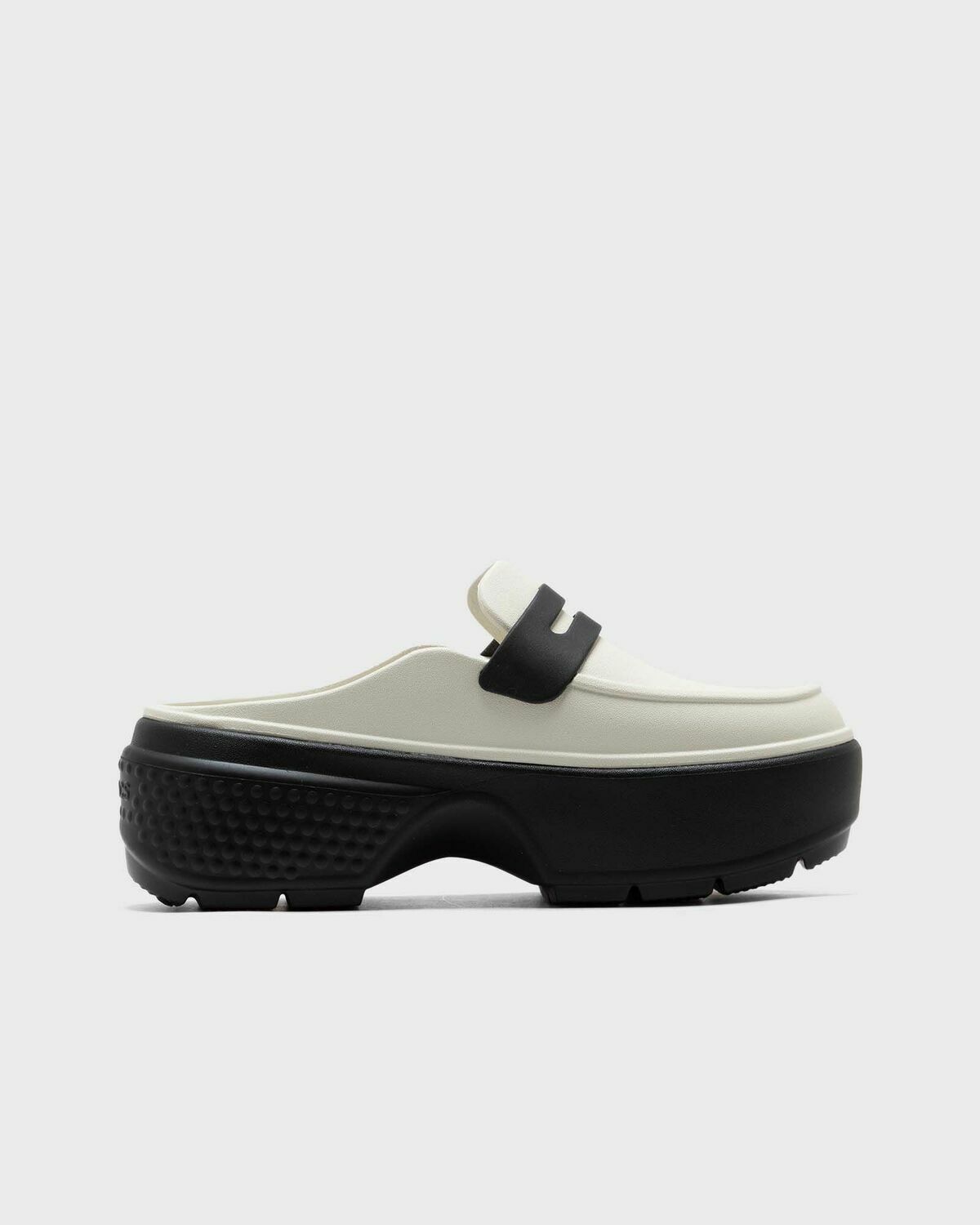 Crocs Stomp Loafer Black/White Sandals & Slides