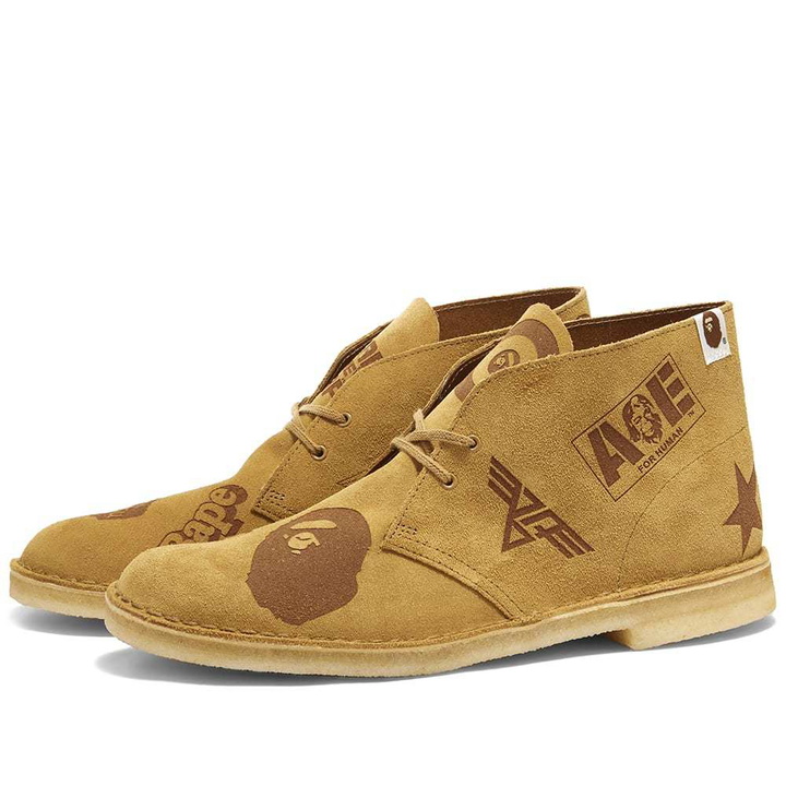 Photo: Clarks Originals x A Bathing Ape Desert Boot