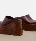 Chloé Maxime leather wedges