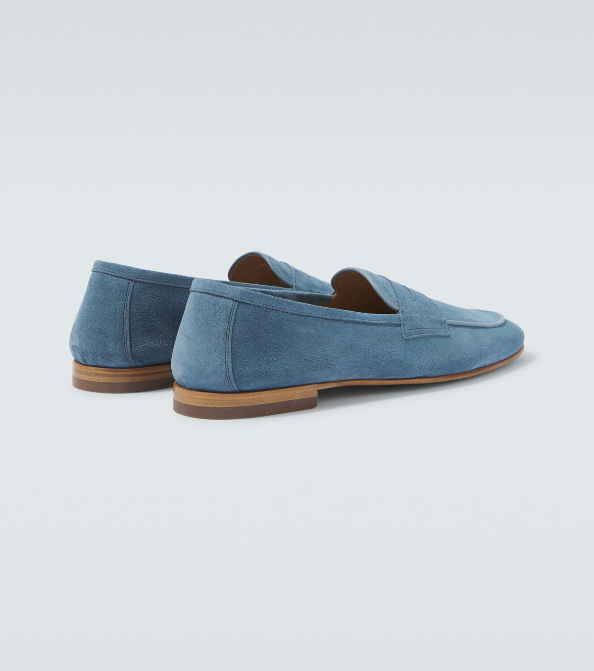 Frescobol Carioca Leme suede penny loafers
