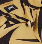 Stüssy - Camp-Collar Printed Voile Shirt - Yellow