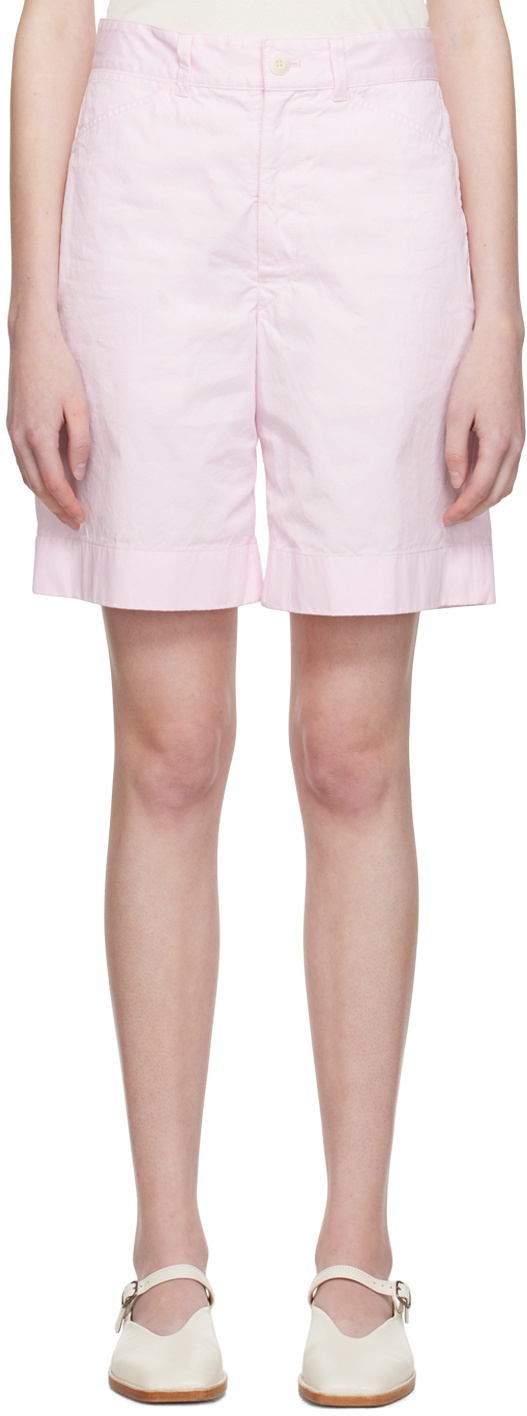 Photo: LEMAIRE Pink Chino Shorts