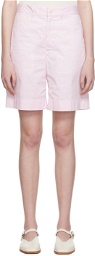 LEMAIRE Pink Chino Shorts