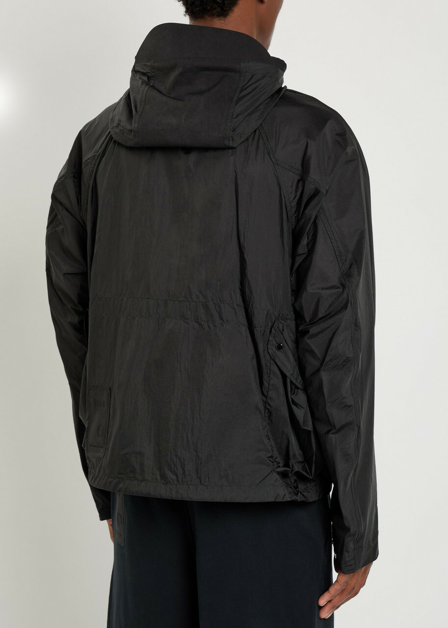 Ten C Skye Panelled Shell Jacket Black