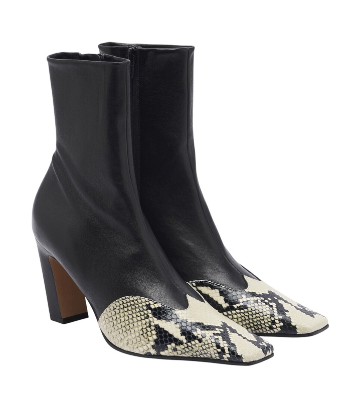 Photo: Khaite Nevada leather ankle boots