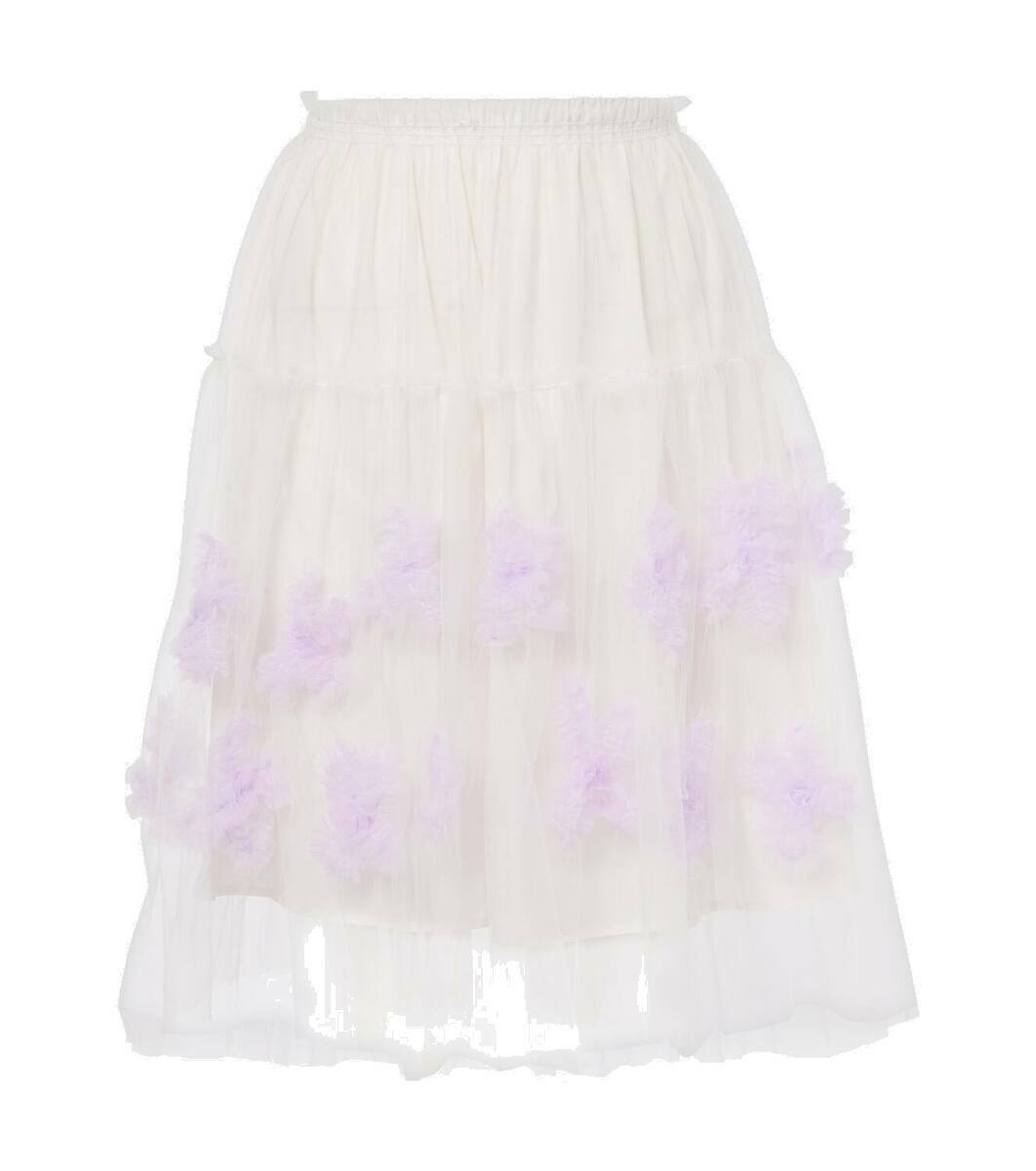 【Susan Fang】 Beaded crochetミディスカート Susan Fang Beaded crochet midi skirt Susan Fang