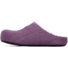 Marni Purple Fussbett Sabot Slip-on Loafers