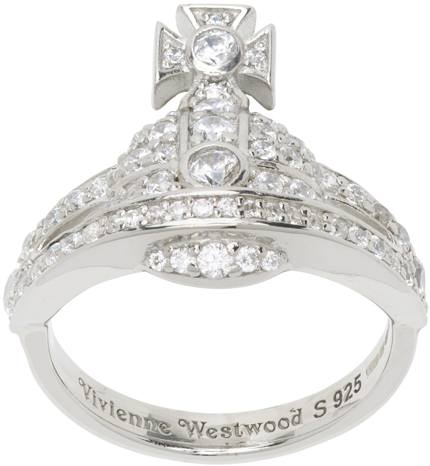 Vivienne Westwood Orb armour ring - ShopStyle