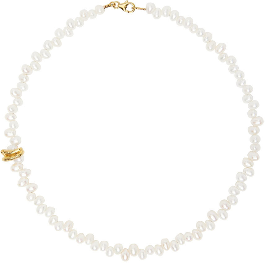 Alighieri Gold Pearl La Calliope Choker