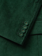 Thom Browne - Colour-Block Cotton-Corduroy Blazer - Green
