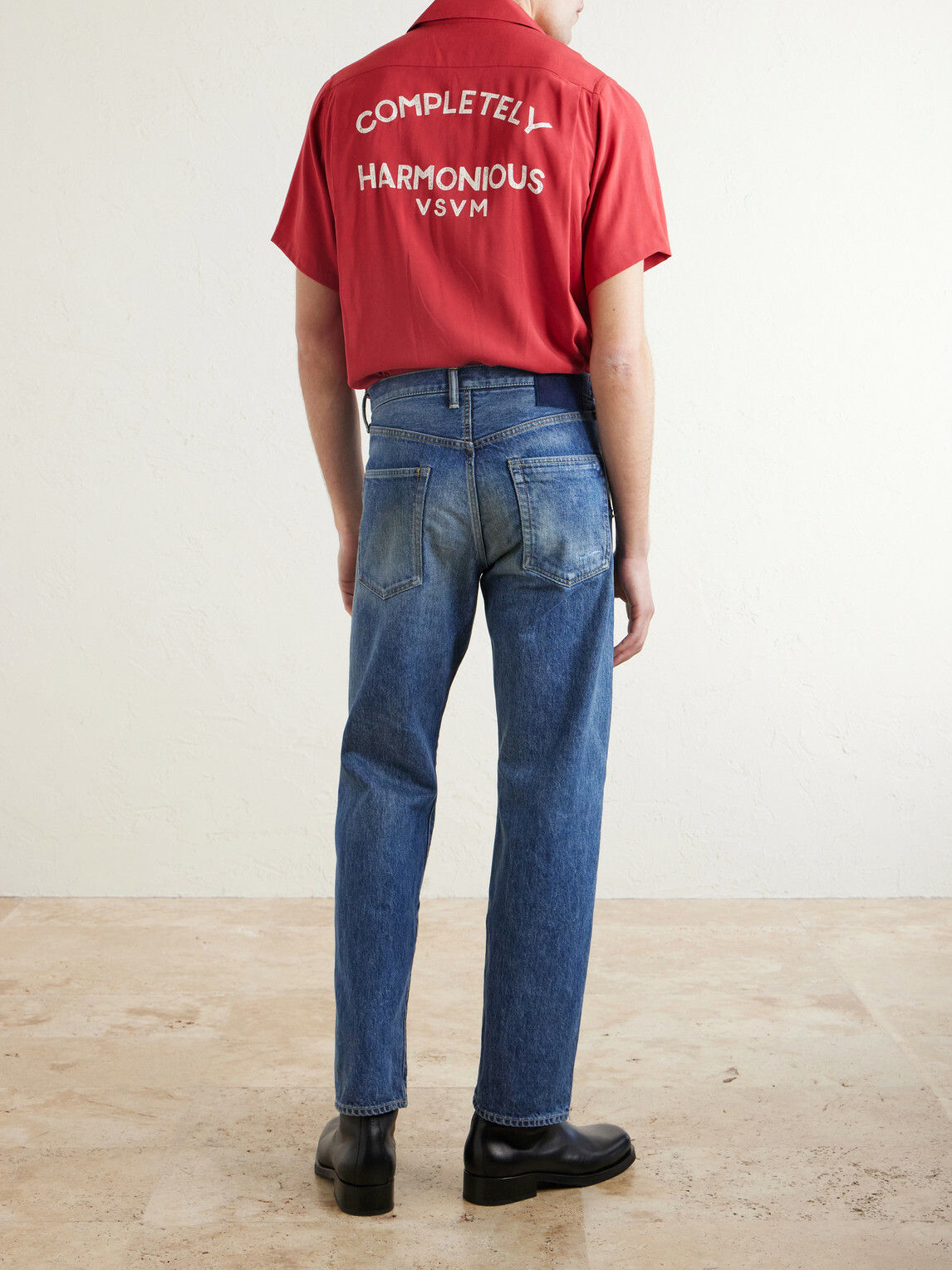 Visvim - Social Sculpture 01 Straight-Leg Distressed Jeans - Blue