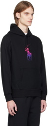 Polo Ralph Lauren Black Ombré Big Pony Hoodie