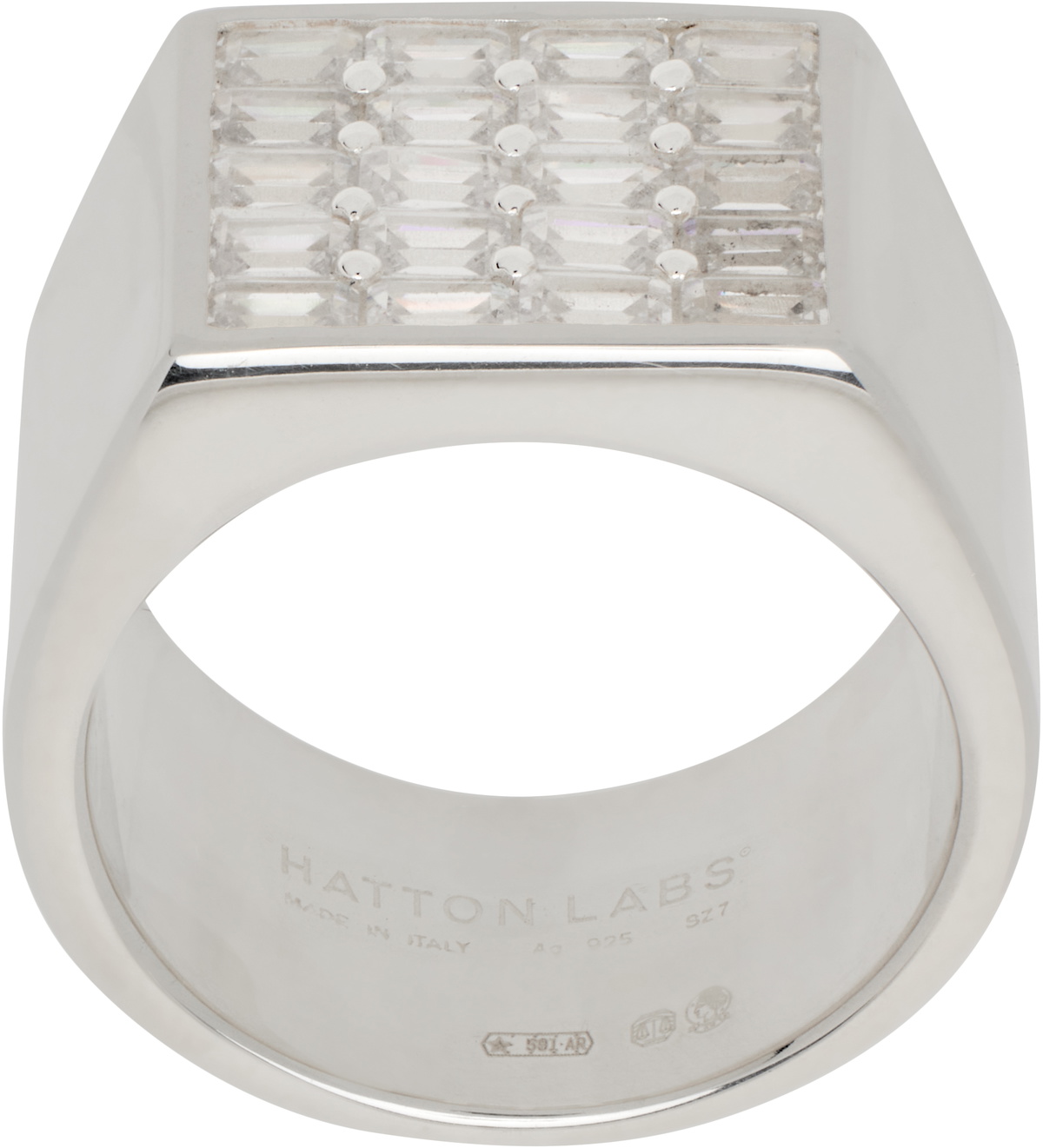 Hatton Labs Silver Craquelure Ring