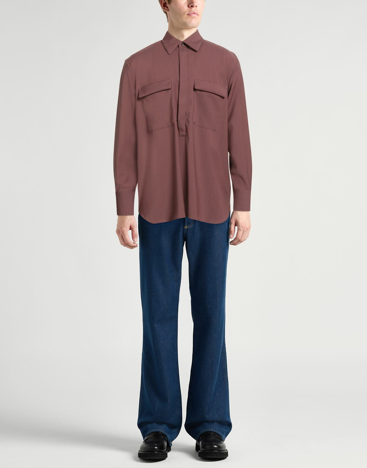 Pt Torino Mens Shirt in Rust