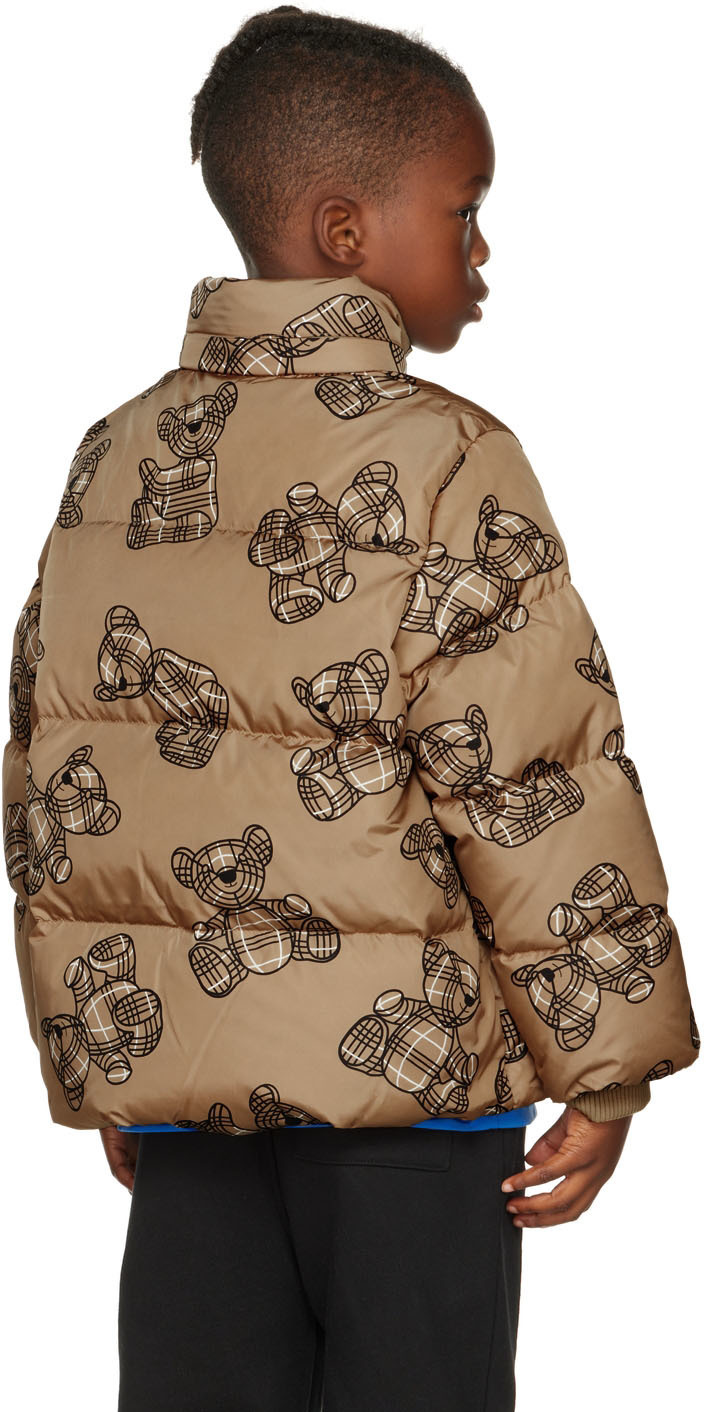 BURBERRY キッズ トーマスベア ジャケット Burberry Kids Brown Thomas Bear Print Jacket Burberry