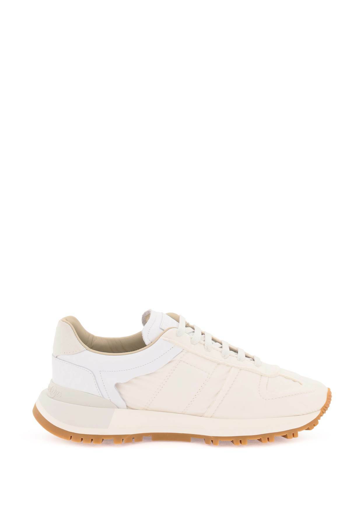 Maison Margiela White Lace Up Mid Top Women Sneakers Shoes