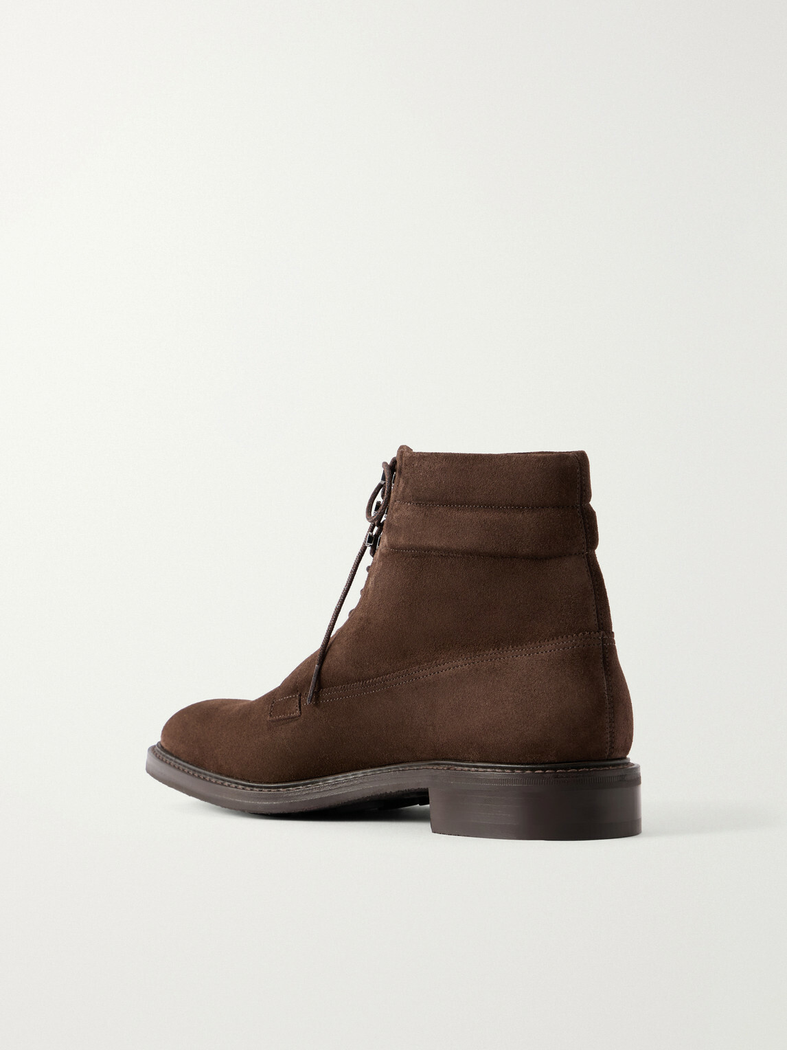 John Lobb - Alder Suede Lace-Up Boots - Brown