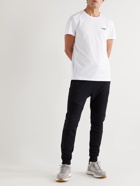 Balmain - Logo-Flocked Cotton-Jersey T-Shirt - White