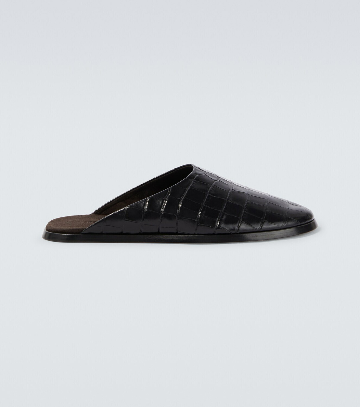 Fear of God Croc-effect leather mules
