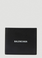 Bi-Fold Logo Wallet in Black